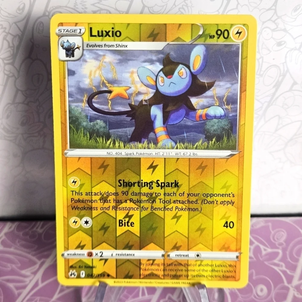 Luxio 042/159 Pokémon TCG Reverse Holo Rare